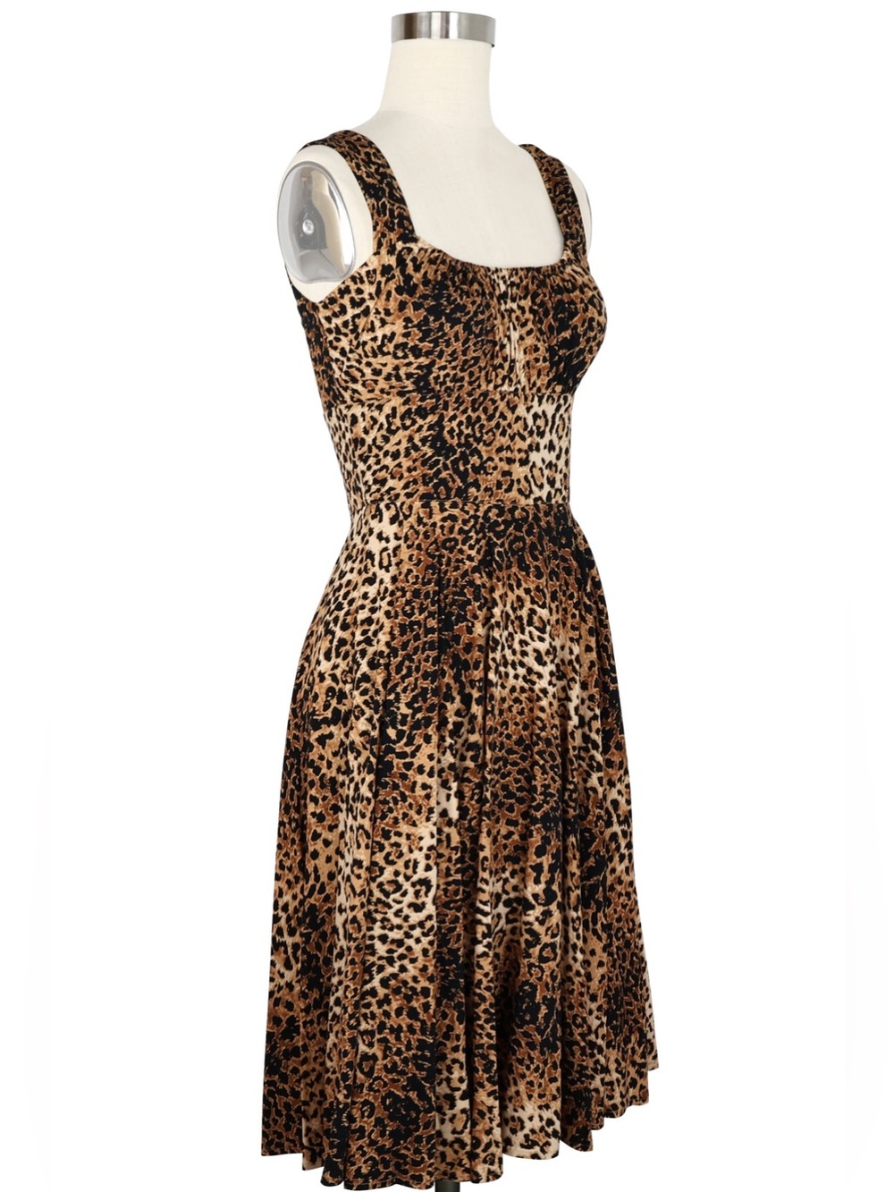 Trashy Diva Leopard Norma Jean Sleeveless Fit-and-Flare Dress - Picture 2 of 10